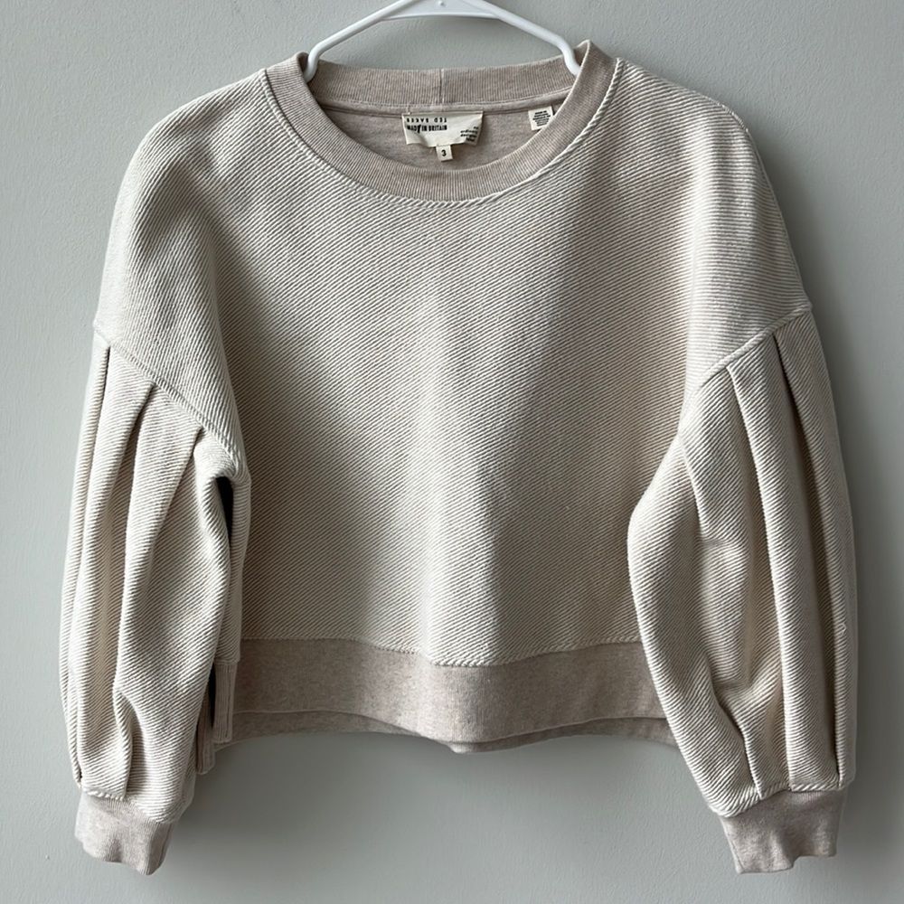 Ted Baker 'Minar' Cropped Sweatshirt - Size 3 (US 8)